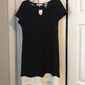 Black and white corporate dress.